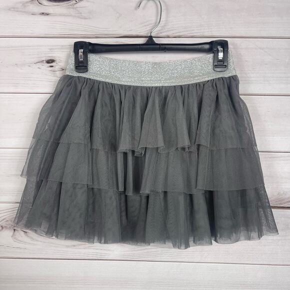 Circo Gray Tulle Pleated‎ Skirt Size XL 14 - 16 - Picture 5 of 5